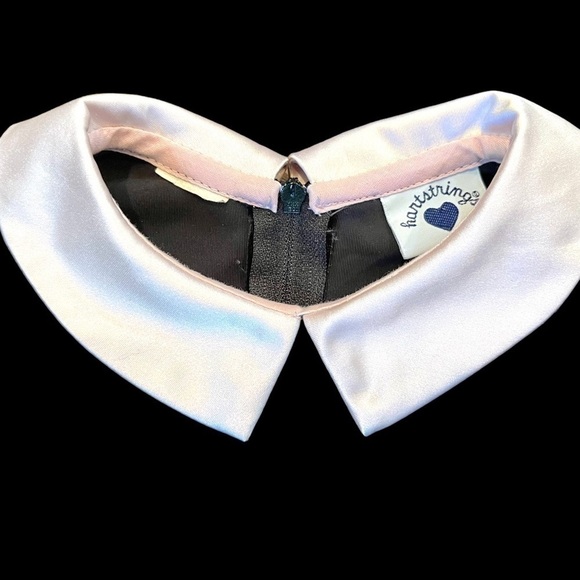 HARTSTRINGS, GIRLS, LONG SLEEVE BLACK VELVET DRESS. IN NEW CONDITION. NOSIZE. - Picture 5 of 5